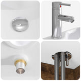 Bathroom Furniture Set 2 pcs Smoked Oak Engineered Wood 3404059