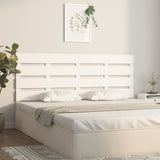 Headboard White 140x3x80 cm Solid Wood Pine 821343