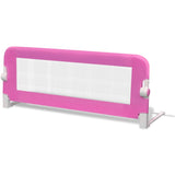 Toddler Safety Bed Rail 2 pcs Pink 102x42 cm 276085