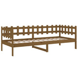 Day Bed without Mattress Honey Brown 80x200 cm Solid Wood Pine 820754