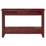 Console Table Brown 115 x 32 x 75.5 cm Solid Mahogany Wood 42009940