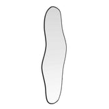 Wall Mirror Black 70x30 cm 348265