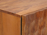 Highboard Acacia Brown Finish 60 x 33 x 100 cm Solid Mango Wood 4017930