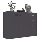 Sideboard Grey 105x30x75 cm Engineered Wood 800695