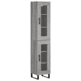 Highboard Grey Sonoma 34.5x34x180 cm Engineered Wood 3199455