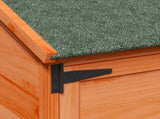 Garden Shed Brown 106.5 x 56 x 113.5 cm Solid Fir Wood 42033443