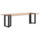 Dining Table Legs T-Shaped 2 pcs Black 50x35x cm Steel 4013048