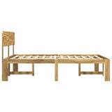 Double Bed Frame with Headboard ROSTOCK White 180 x 200 cm 3405436