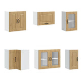 11 Piece Kitchen Cabinet Set "Kalmar" Artisan Oak Engineered Wood 3314890