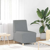 Modular Sofa Unit Armless 2 pcs Light Grey 55 x 74 x 82 cm 3399748