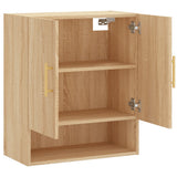 Wall Cabinet Sonoma Oak 60x31x70 cm Engineered Wood 829895