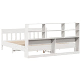 Bed Frame without Mattress White 180x200 cm Super King Solid Wood Pine 3323213