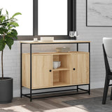 Sideboard Sonoma Oak 100x35x80 cm Engineered Wood 835540
