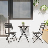 Bistro Set 3 pcs Anthracite Steel 42002954