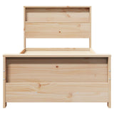 Bed Frame with Headboard Brown 100 x 200 cm Engineered Wood 877230