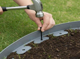 Lawn Edgings Grey 3000 x 4 x 5 cm Plastic 42029846