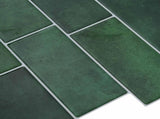 Decorative Stickers 20 pcs Dark Green 29 x 21 cm 42046142