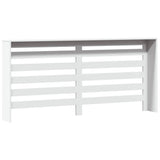 ZNTS Radiator Cover White 175x20x82 cm Engineered Wood 852708