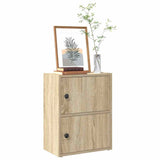 Bookcase Sonoma Oak 40x24x52 cm Engineered Wood 860357