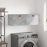 Wall Cabinet Concrete Grey 100x36.5x35 cm Engineered Wood 830112