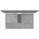 2 Piece Bathroom Furniture Set Concrete Grey Engineered Wood 856066