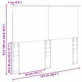 Headboard Brown Oak 100 cm Engineered Wood 887667
