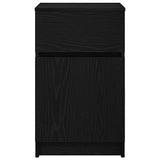 Bedside Cabinets 2 pcs Black 39x35x65 cm Engineered Wood 861322