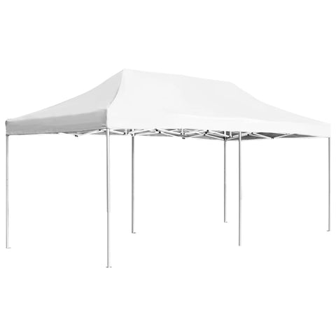 Professional Folding Party Tent Aluminium 6x3 m White 45505