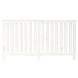 Radiator Cover White 153x19x84 cm Solid Wood Pine 822577