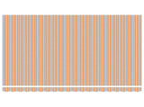 Manual Retractable Awning Orange, Grey, Blue and White 3420487