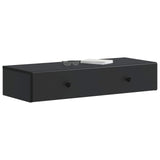 Wall-Mounted Side Table Wall-mounted Black 87.5 x 34.5 x 17 cm 899176