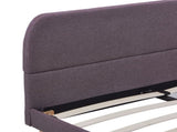Bed Frame without Mattress Taupe Fabric 135x190 cm Double 281068