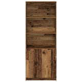 Highboard Old Wood 70x35x180 cm Engineered Wood 3328478