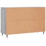 Sideboard Grey Sonoma 101.5x35x70 cm Engineered Wood 827202