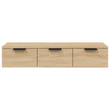Wall Cabinet Sonoma Oak 102x30x20 cm Engineered Wood 811406