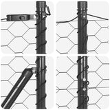 Ground Fix Welded Wire Fence 10 x 1.6 m 3352796