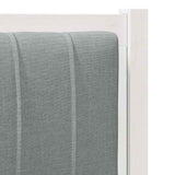 Upholstered Headboard White 80 cm Solid Pine Wood 879093