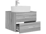 Wall-Mounted Sink Vanity Grey Sonoma 49.5 x 44.5 x 65 cm 890299