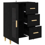 Sideboard Black Oak 69.5 x 34 x 90 cm Engineered Wood 880835