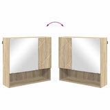 Mirror Cabinet Sonoma Oak 59 x 17 x 55 cm Engineered Wood 883366
