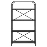 Bookshelf Black Oak 80 x 30 x 146 cm Engineered wood 879839