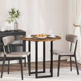 Table Top Smoked oak 80 x 1.5 cm Engineered Wood 880426