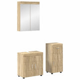 Bathroom Furniture Set TULUM 3 pcs Sonoma Oak 60 x 34 x 63 cm 3398026