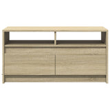 Coffee Table with LED Lights Sonoma Oak Engineered Wood 851993