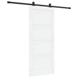 Sliding Door ORKDAL White 86 x 198.5 cm Solid Pine Wood 3333483