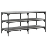 Shoe Bench Grey Sonoma 100x38.5x49 cm Engineered Wood 839046