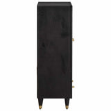 Highboard Black 60 x 33 x 100 cm Solid Mango Wood 4018838