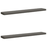 2-Piece Bench Cushions VUGHT 2 pcs 100% Polyester Grey 950841