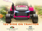 12V Ride on Tractor and Trailer with Remote Control, Music, Shifter, Start-Up Sound, for Kids Ages T3398P378932