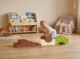 Toddlers Climbing Toys, 5-Piece Foam Climbing Blocks with Non-Slip Bottom, Washable Cover for T3398P548747
